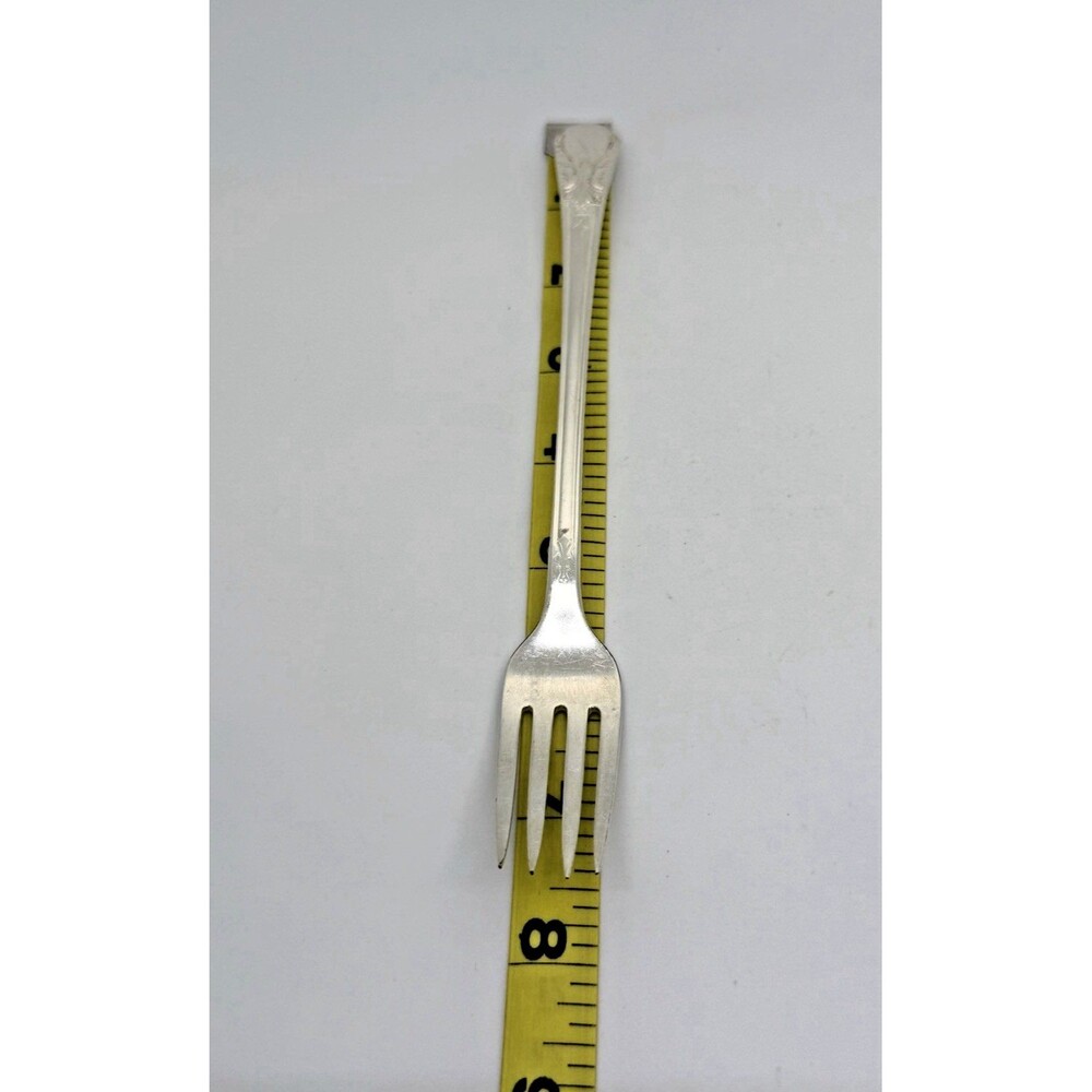 Wm Rogers Avalon Cabin Silverplate Flatware Set 4pc Knife Fork Spoon 1940s - Picture 13 of 16